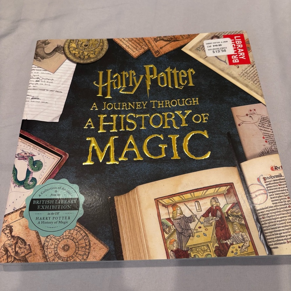 Quidditch Exploring Diagon Alley Histoy Of Magic Lot 3 Harry Potter Themed Books - Picture 8 of 10
